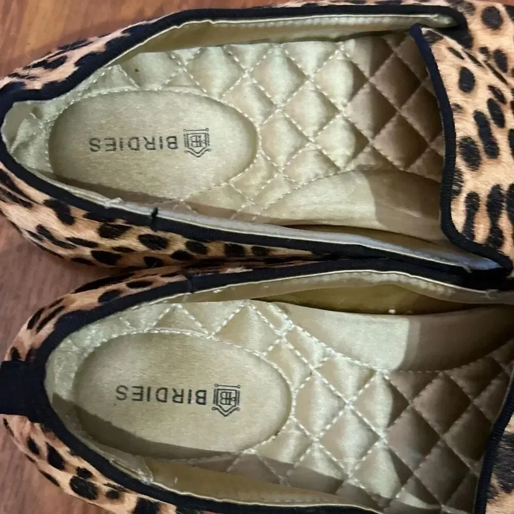 Birdies leopard print for flats size 6